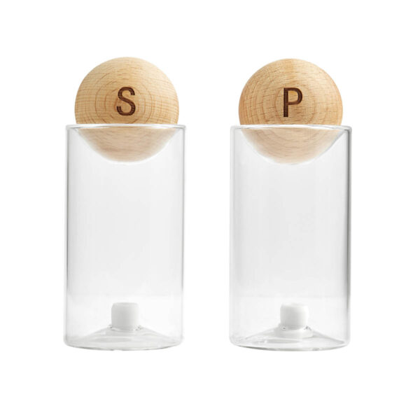 Set De Salero Y Pimentero Benito Beige